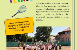 Nyári teniszoktatás budakalászi gyerekeknek! 2024